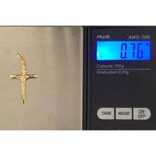 Load image into Gallery viewer, 18K Saudi Gold Cross Pendant - Rafant
