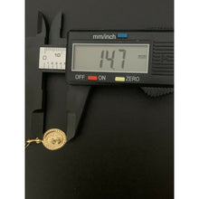 Load image into Gallery viewer, 18K Saudi Gold Necklace Chain 15.75&quot; with Woman Lady Pendant - Rafant
