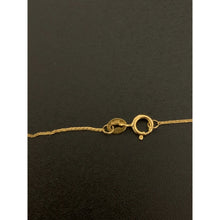 Load image into Gallery viewer, 18K Gold Necklace Chain 17.5&quot; with Beads 0.88 grams Lightweight Dainty - Rafant
