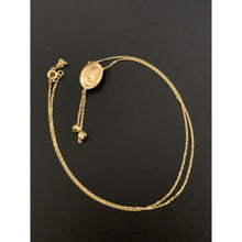 Load image into Gallery viewer, 18K Gold Necklace Chain 16&quot; plus 1&quot; extension with Woman Lady Pendant 2.43 grams - Rafant
