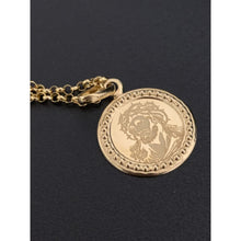 Load image into Gallery viewer, 18K Gold Necklace Chain 17.75 inches with Jesus Christ Pendant 2.35 grams - Rafant
