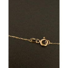 Load image into Gallery viewer, 18K Gold Necklace Heart Cross Pendant 16.50 inches 1.80 grams - Rafant
