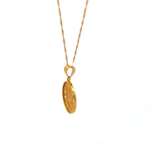 Load image into Gallery viewer, 18K Gold Necklace Chain 17.75&quot;  Pendant Dragon Good Fortune Luck 1.51 grams - Rafant
