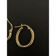 Load image into Gallery viewer, 18K Gold Earrings Hoops Loops Small 1.03 grams - Rafant
