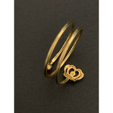 Load image into Gallery viewer, 18K Gold Rings Spiral Crown 1.18 grams Size 7.5 - Rafant
