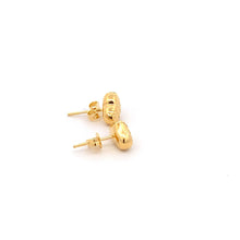 Load image into Gallery viewer, 18K Yellow Gold Earrings Heart Stud 1.37 grams - Rafant
