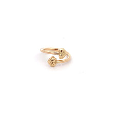 Load image into Gallery viewer, 18K Yellow Gold Ring Heart 0.84 grams Size 5.5 - Rafant
