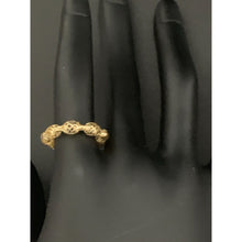 Load image into Gallery viewer, 18K Gold Ring Soft Mesh 0.53 grams Size 5 Dainty Lightweight Delicate - Rafant
