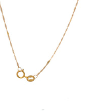 Load image into Gallery viewer, 18K Gold Necklace Chain 17.75 inches Pendant Cross Religious 1.14 grams - Rafant
