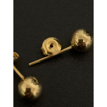 Load image into Gallery viewer, 18K Gold Earrings Stud Balls Small 1.62 grams - Rafant
