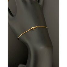 Load image into Gallery viewer, 18K Gold Bracelets Beaded Tricolor Yellow White Rose Size 7 inches 1.29 grams - Rafant
