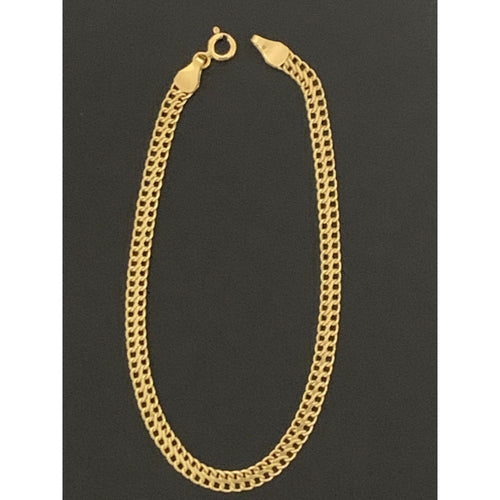 18K Gold Bracelet Sedusa 7 inches 2.09 grams - Rafant