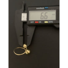 Load image into Gallery viewer, 18K Gold Ring Balls 1.57 grams Size 6.5 - Rafant
