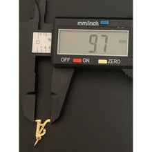 Load image into Gallery viewer, 18K Gold Pendant Charm Letter A 0.65 grams - Rafant
