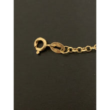 Load image into Gallery viewer, 18K Gold Bracelet Rolo Chain with Open Heart Charm 8 inches - Rafant
