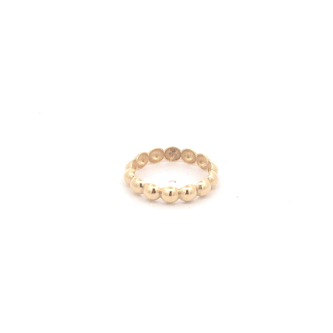 18K Yellow Gold Ring 1.10 grams Size 5 - Rafant