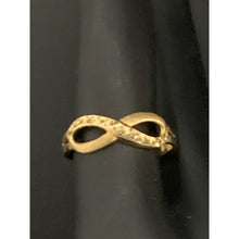 Load image into Gallery viewer, 18K Gold Ring Infinity 1.61 grams Size 6.25 - Rafant
