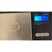 Load image into Gallery viewer, 18K Gold Ring Infinity 1.61 grams Size 6.25 - Rafant
