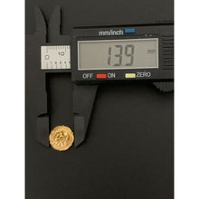 Load image into Gallery viewer, 18K Gold Earrings Stud Mother Mary 1.81 grams - Rafant
