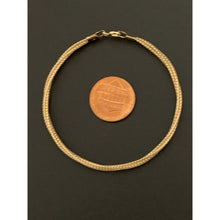 Load image into Gallery viewer, 18K Gold Bracelet Soft Flexible Bangle 6.75 inches 1.77 grams - Rafant
