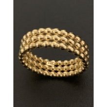 Load image into Gallery viewer, 18K Gold Ring Size 5 Beaded Bubble Ring 2.67 grams - Rafant
