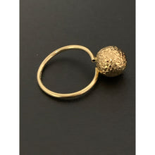 Load image into Gallery viewer, 18K Gold Ring Ball 1.47 grams Size 7 - Rafant
