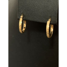 Load image into Gallery viewer, 18K Gold Earrings Hoops Loops Small 1.58 grams - Rafant
