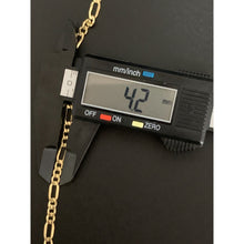 Load image into Gallery viewer, 18K Gold Chain Figaro Bracelet Size 7.5 Inches - Rafant
