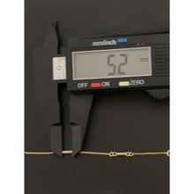 Load image into Gallery viewer, 18K Gold Bracelet Heart Bar Charms 7.25 inches 1.92 grams - Rafant
