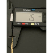 Load image into Gallery viewer, 18K Saudi Gold Necklace 19.75&quot; Chain with Cross Pendant 7.34grams - Rafant
