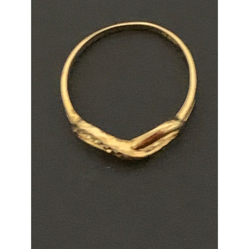 18K Yellow Gold Ring Infinity Size 7 - Rafant