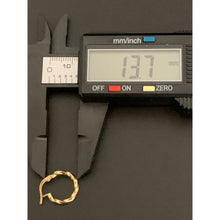 Load image into Gallery viewer, 18K Gold Earrings Hoops Loops Small 0.80 grams - Rafant
