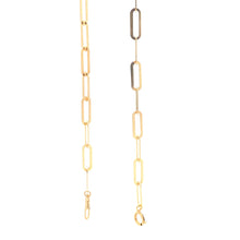 Load image into Gallery viewer, 18K Yellow Gold Bracelet Paperclip 1.75 grams Size 7 inches - Rafant
