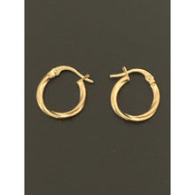 Load image into Gallery viewer, 18K Gold Earrings Hoops Loops 0.84 grams - Rafant
