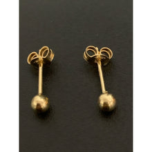 Load image into Gallery viewer, 18K Gold Earrings Stud Balls Polished 0.91 grams Small - Rafant
