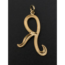 Load image into Gallery viewer, 18K Gold Pendant Letter R 1.35 grams - Rafant
