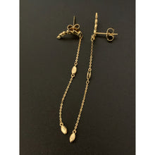 Load image into Gallery viewer, 18K Yellow Gold Earrings Post Dangling - Rafant
