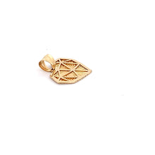 Load image into Gallery viewer, 18K Gold Pendant Small 0.88 grams with Defects Scratches in the back - Rafant
