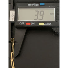 Load image into Gallery viewer, 18K Gold Bracelet Paper Clips Chain Link 7.25 inches 1.38 grams - Rafant
