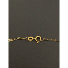 Load image into Gallery viewer, 18K Gold Necklace Chain Heart 17.75 inches 1.21 grams - Rafant
