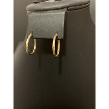 Load image into Gallery viewer, 18K Gold Earrings Hoops Loops 1.21 grams - Rafant
