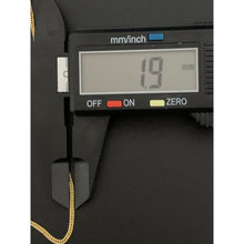 Load image into Gallery viewer, 18K Gold Necklace Curb Chain 19.50&quot; with Anchor Pendant 2.84 grams - Rafant
