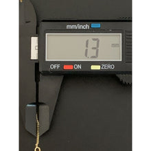 Load image into Gallery viewer, 18K Gold Necklace Chain 17.75&quot; with Jesus Christ Pendant 1.91 grams - Rafant
