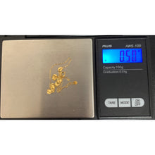 Load image into Gallery viewer, 18K Gold Bracelet Charms Discs Size 6.5 inches plus 1” extension 0.50 grams - Rafant
