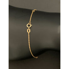 Load image into Gallery viewer, 18K Saudi Gold Bracelet Beads Jesus Tricolor Size 7 - Rafant
