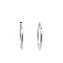 Load image into Gallery viewer, 18K Gold Earrings Hoops Polished 1.23 grams - Rafant
