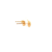 Load image into Gallery viewer, 18K Yellow Gold Earrings Stud Heart 1.24 grams Small - Rafant
