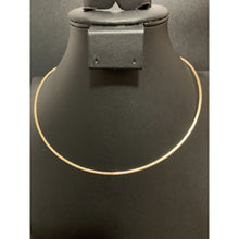 Load image into Gallery viewer, 18K Gold Necklace Soft Omega 2.79 grams 18 inches Two Tone White Gold Yellow Gold - Rafant
