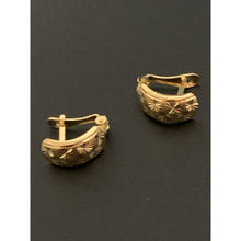 Load image into Gallery viewer, 18K Gold Earrings French Clips 1.74 grams Lightweight - Rafant
