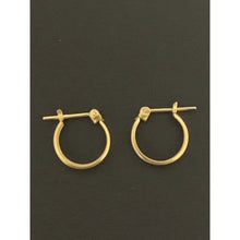 Load image into Gallery viewer, 18K Gold Earrings Hoops Loops Small 1.23 grams - Rafant

